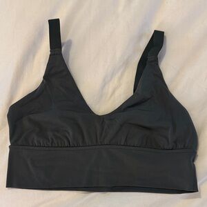 Aerie Wireless Lounge Sports Bralette in Army Green